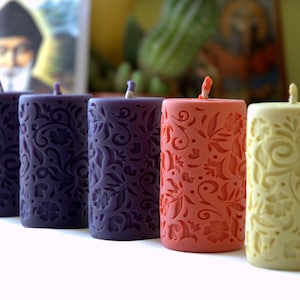 Advent candle , Advent candles ,  catholic candles , Christmas candles , beeswax candles , pillar candles , pillar candle
