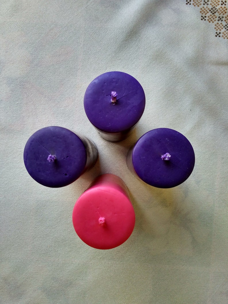 Advent candle Advent candles pillars Beeswax candles pillar Etsy
