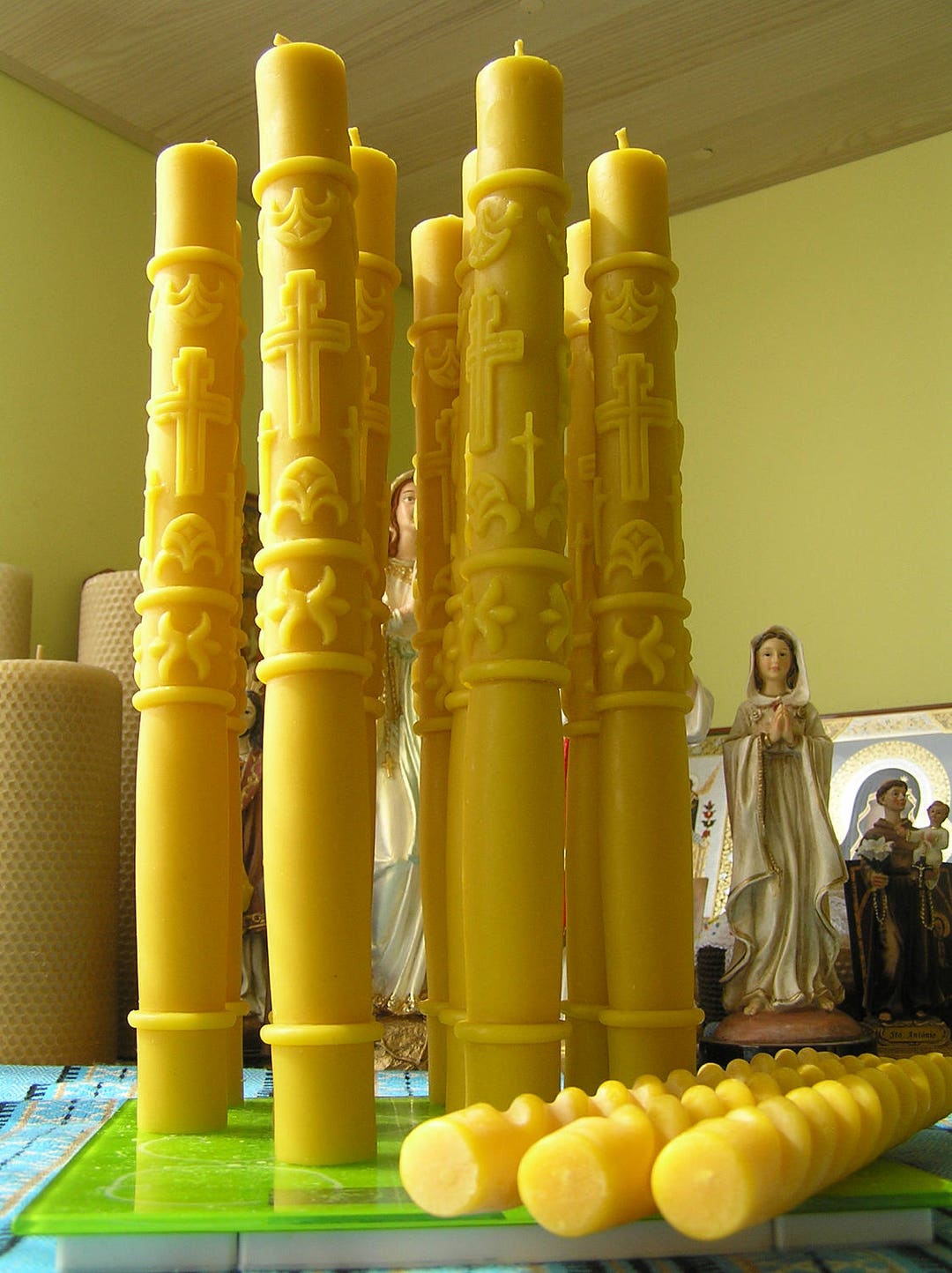 Wedding Candles, Baptismal Candles, Christening Candles, Beeswax