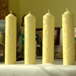 Dekokerzen, Kerzen für Dekor, Stumpenkerzen, Biegekerzen, Katholische Kerzen, Geschenkkerzen, Kerzen für Geschenke, Bienenwachskerzen
