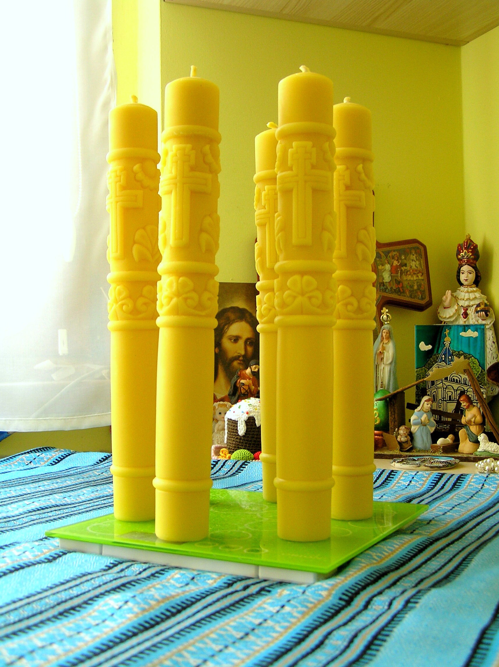 Beeswax Pillars, Candles Pillars,beeswax Candles, Altar Candles