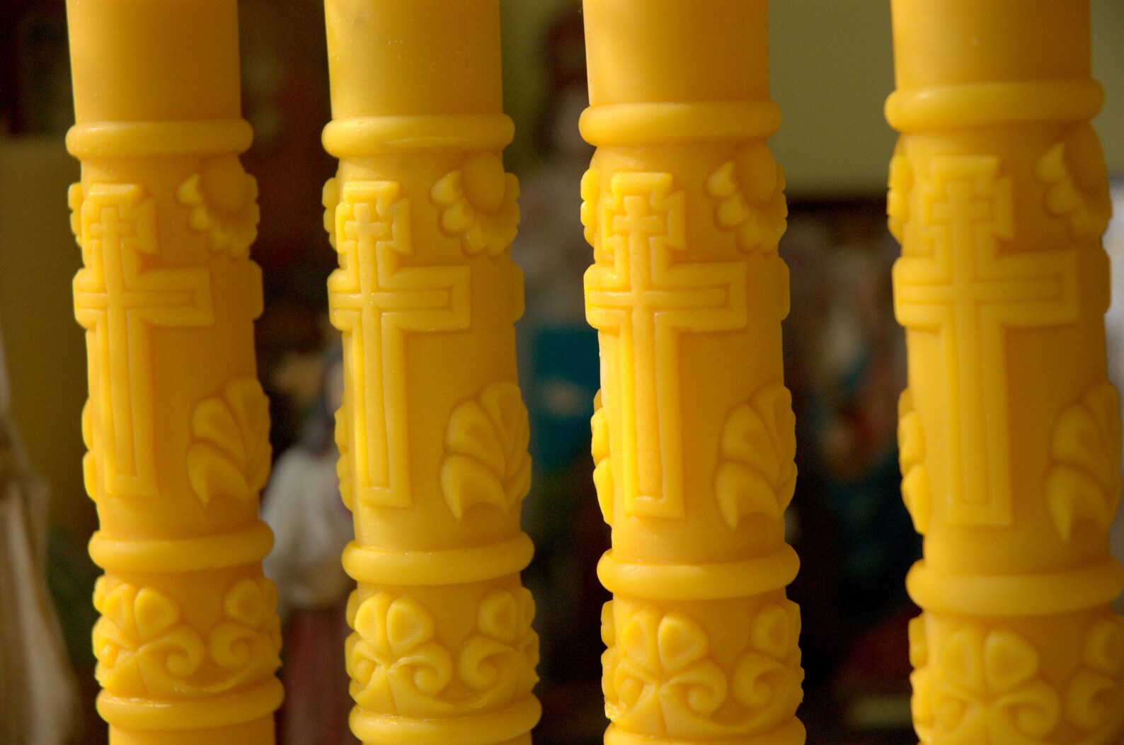 Beeswax Pillars, Candles Pillars,beeswax Candles, Altar Candles