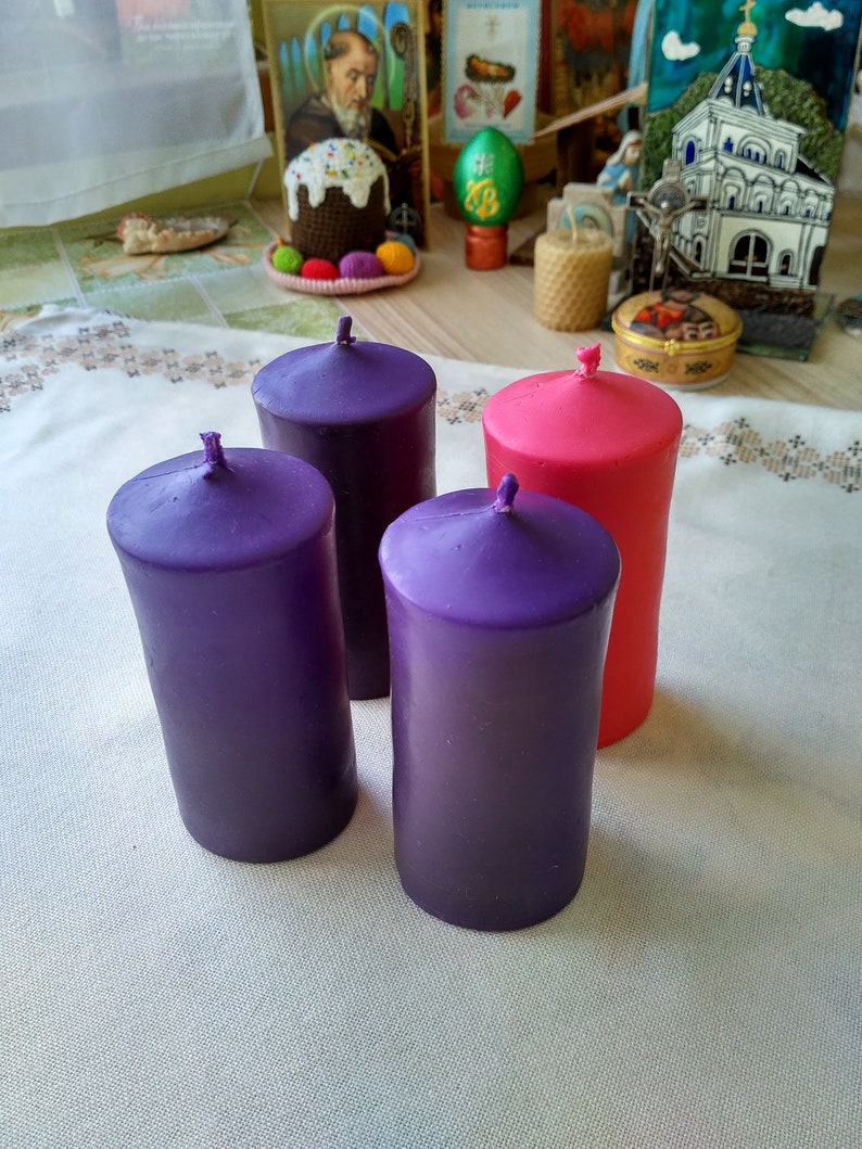 pillar candles candles for Advent beeswax pillar candle Christmas candles Advent candles Advent beeswax candles Advent pillar candles