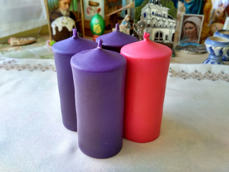 pillar candles candles for Advent beeswax pillar candle Christmas candles Advent candles Advent beeswax candles Advent pillar candles