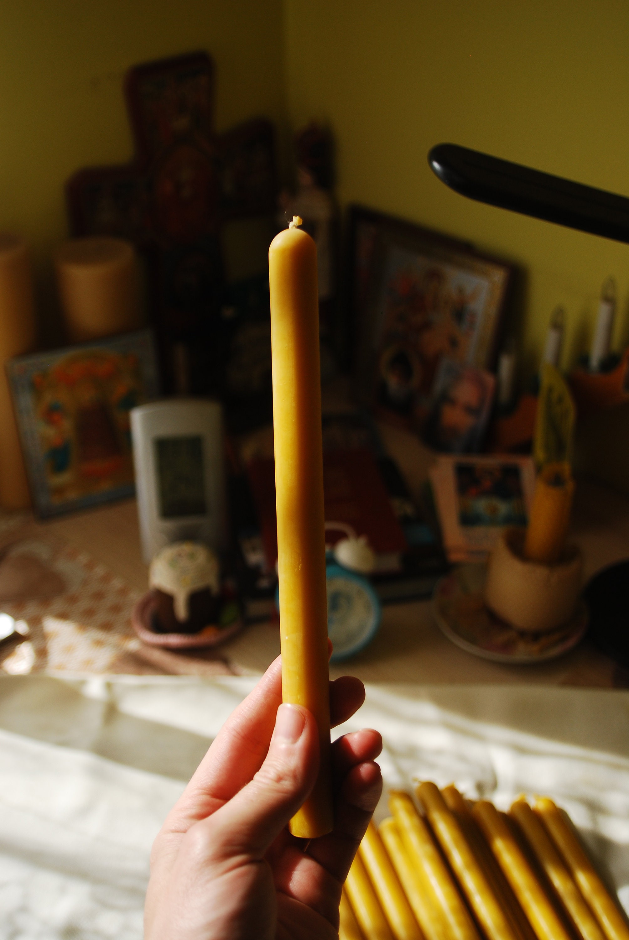 Prayer Candles , Beeswax Tapers , Catholic Candles , Catholic Tapers