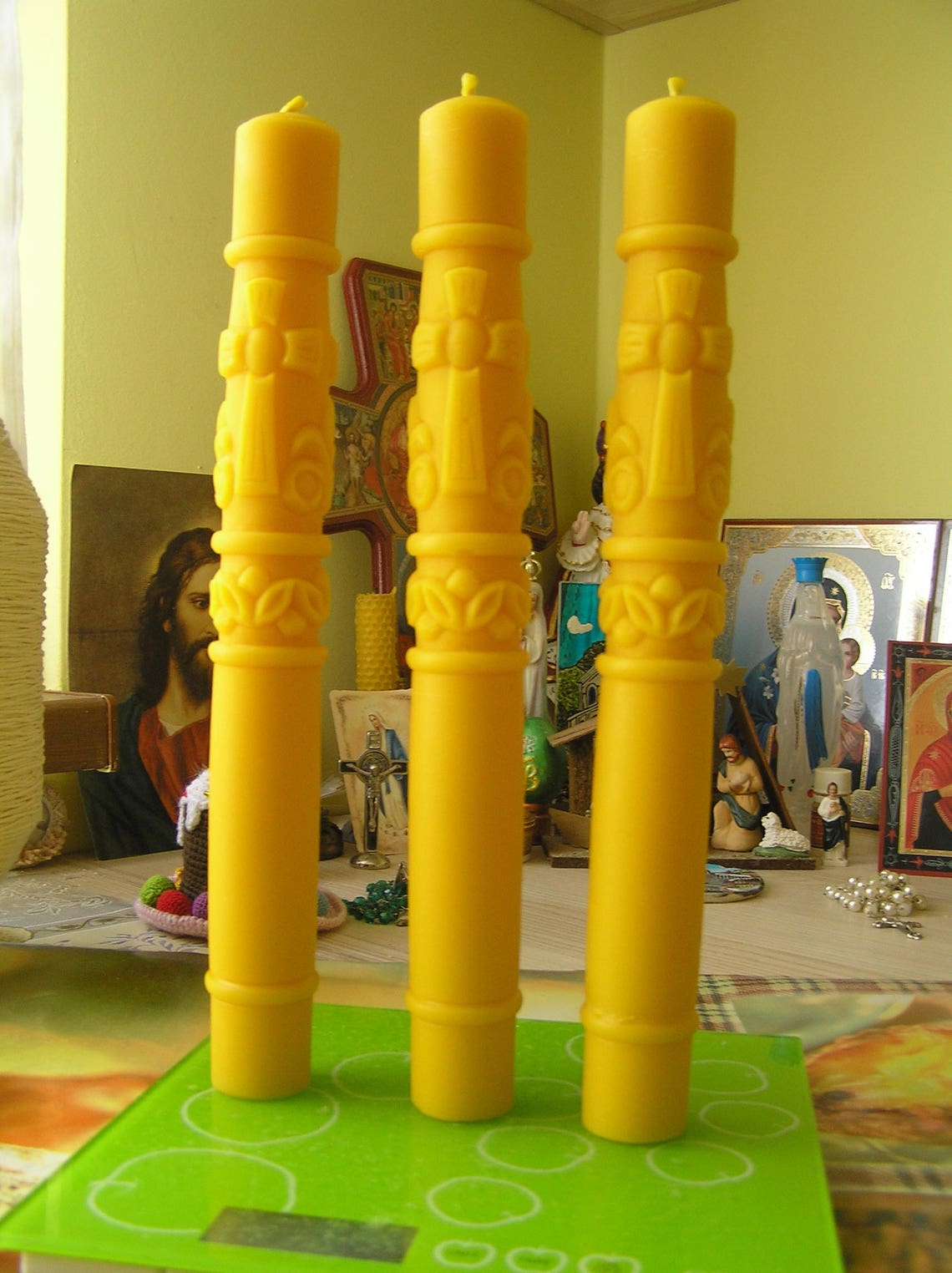 Beeswax Candles Altar Candles Candles for Mom Candles for Etsy