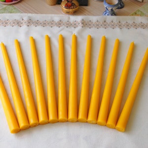 Beeswax taper candles , Taper candles , Pure beeswax candles , Natural candles , Catholic candles