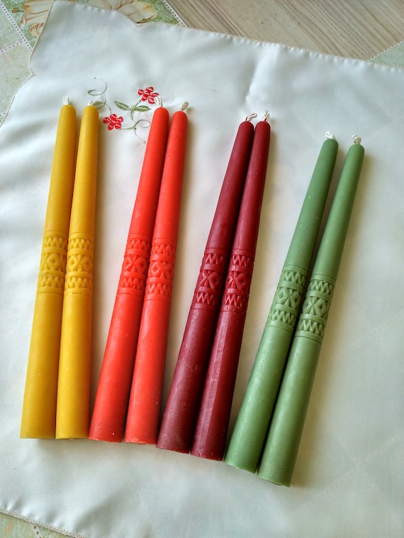 Thanksgiving candles, beeswax tapers, beeswax candles, Thanksgiving tapers,Decor candles, Unique candles, Dinner candles,Dining candles