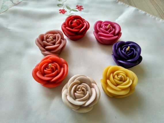 candles roses, roses candles , red roses, white roses, beeswax candles, favor candles, wedding favor candles , wedding candles favors