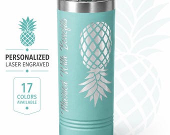 Personalized Lifestyle Couple Tumbler | Married With Benefits Engraved Cup | Custom Name Travel Mug | Cruise Gift | Anniversary Gift