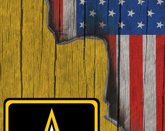 American Flag/Army Cornhole Boards
