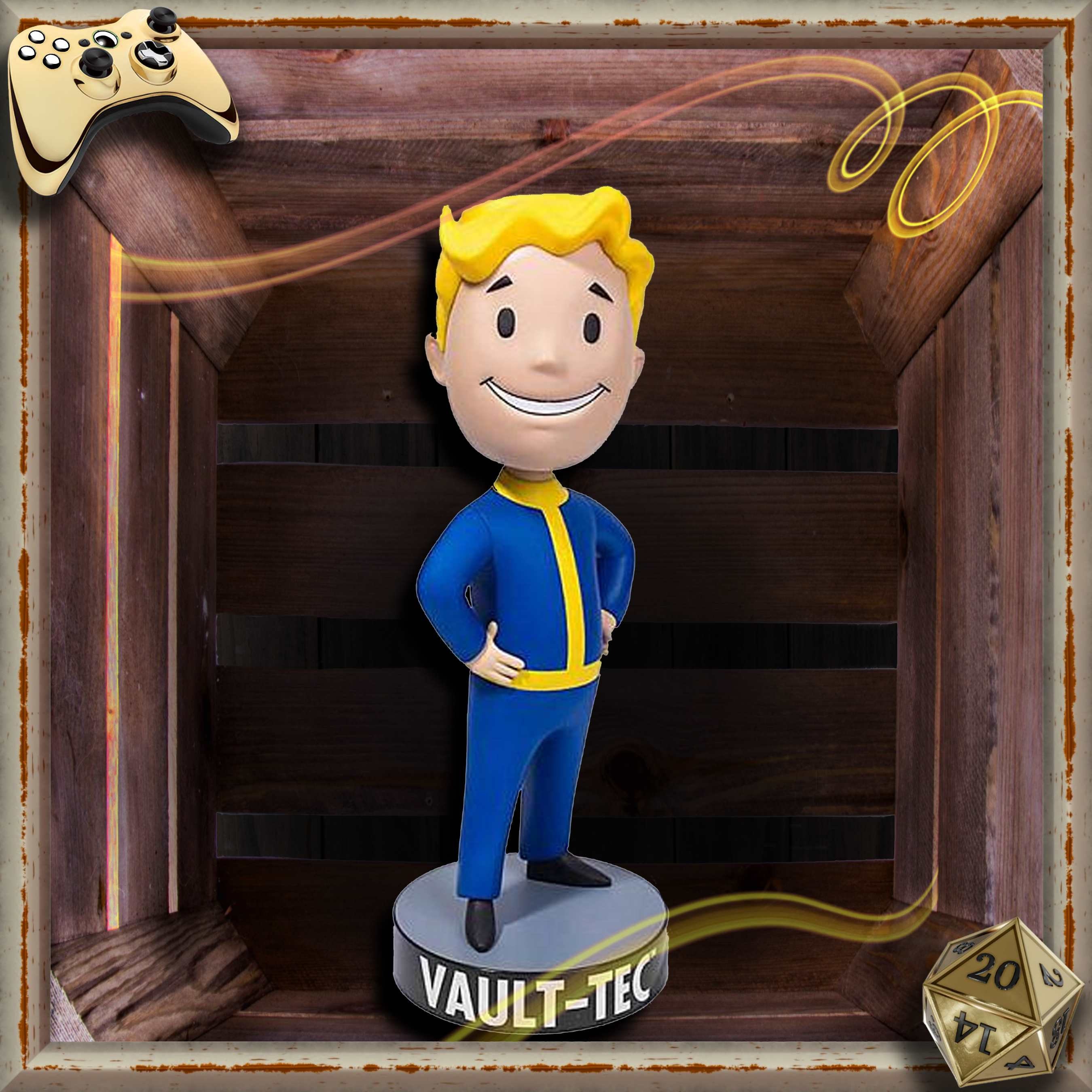 早割ex Vault Exclusive Fallout Crate Loot Boy 6-inch Hips on Hands 子ども向けフィギュア