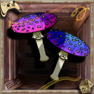 Elder Mushroom Vinyl Sticker - Scratch resistant, weatherproof, and waterproof