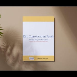 ESL Conversation Pack – Daily Life & Routine Speaking Prompts | PDF English Practice for Beginners and Intermediate