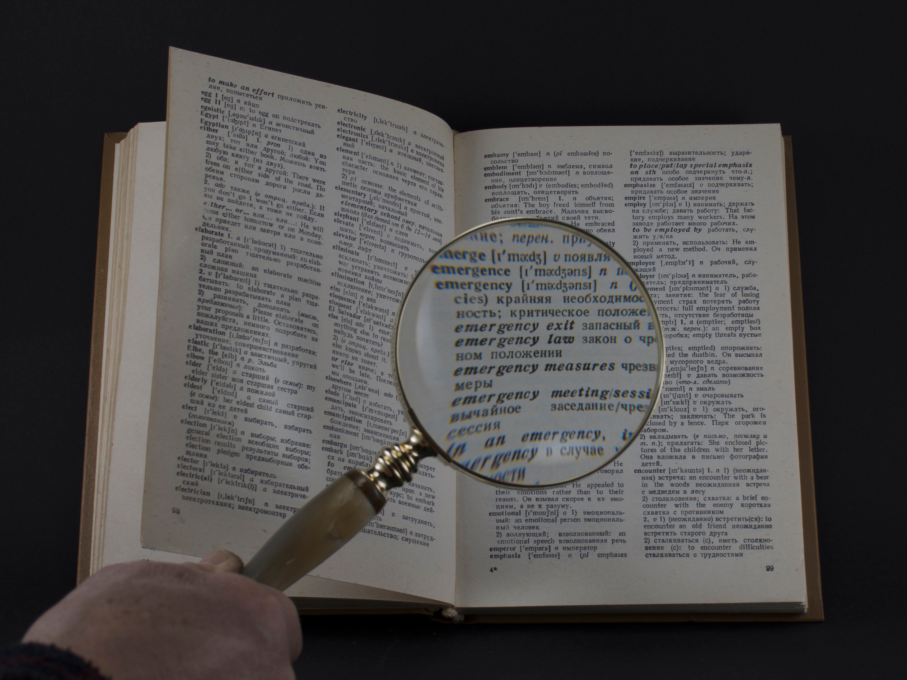 Magnifying Glass for Reading 100mm Handheld 2.5X Magnifier Etsy