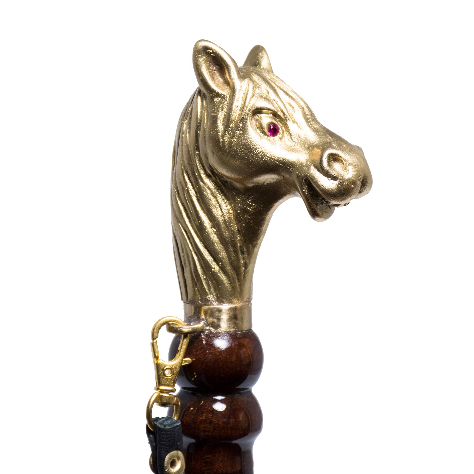 Shoehorn with brass head in the shape of a horse Etsy