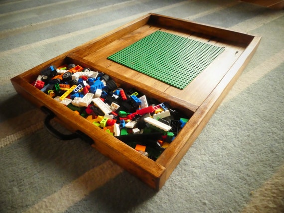 Rustic Reclaimed Wooden Lego Tray / Lego Storage / Lego Brick