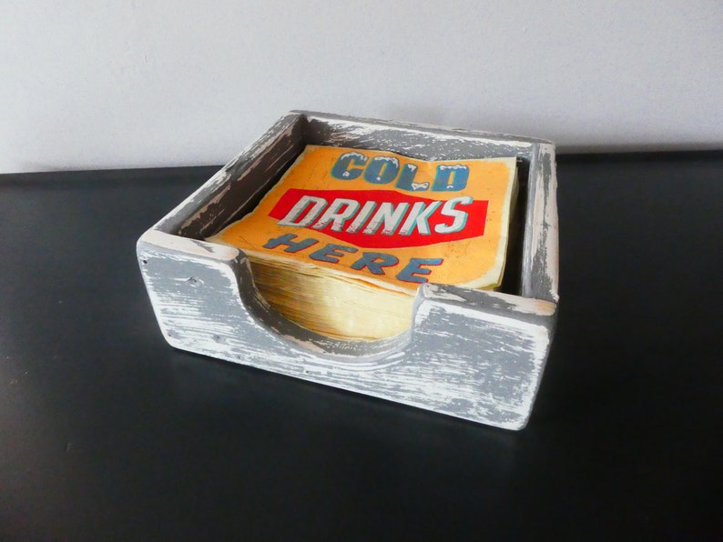 Rustic Napkin Holder / Reclaimed Wood Napkin Dispenser / Etsy UK
