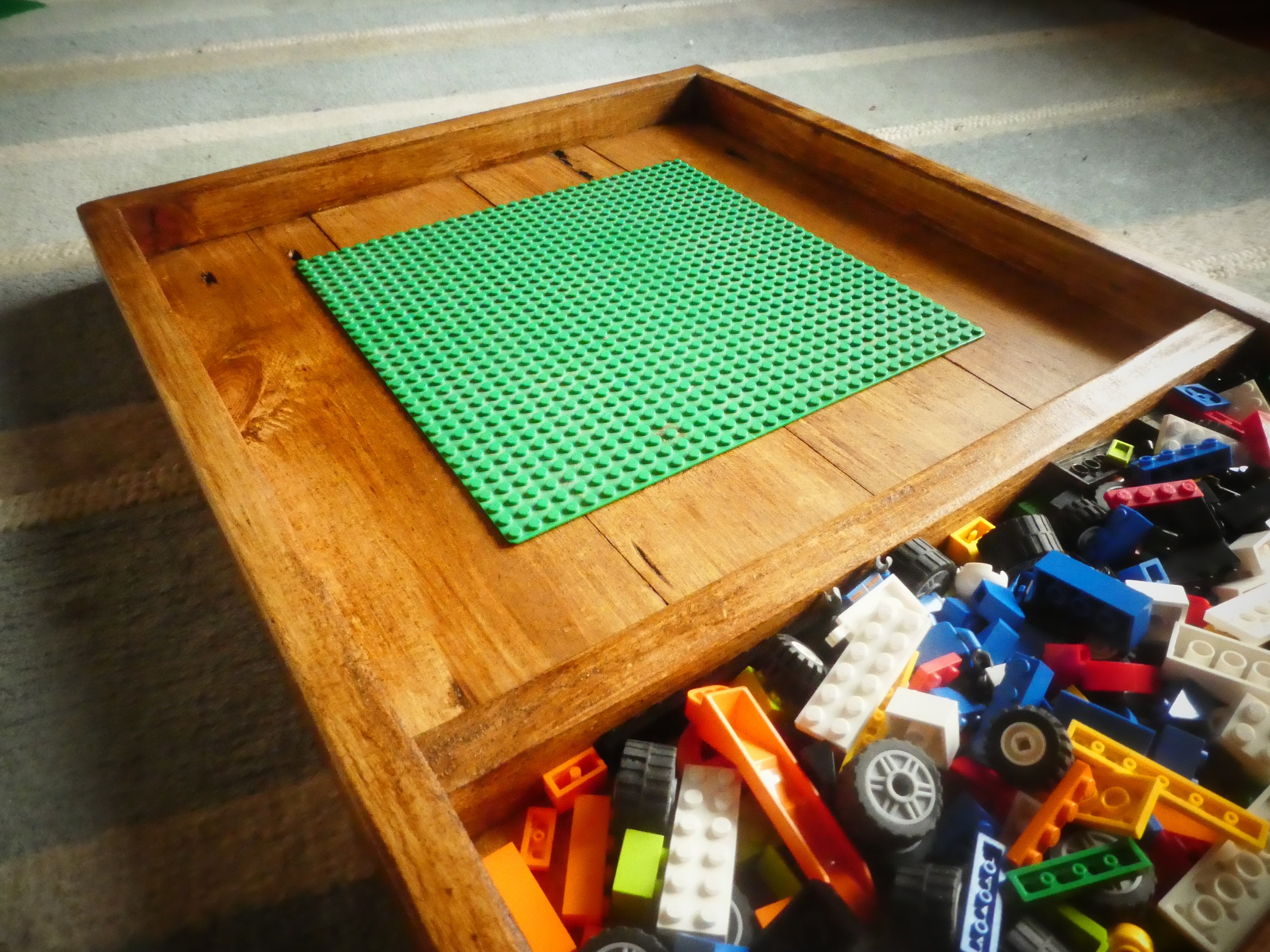 DIY Lego Tray Organizer from Wood, Storage Ideas, Legos Scattered On The  Floor? No More