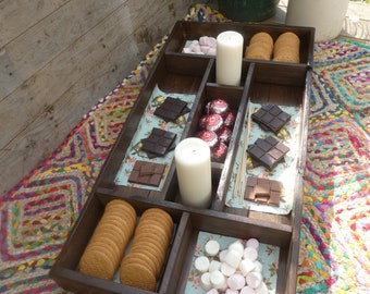 X Large Family S'Mores Tray / Smores Station / Smores Bar / Pick 'n' Mix Party Tray / BBQ Tray / Party Food / Wedding Buffet / Marshmallow