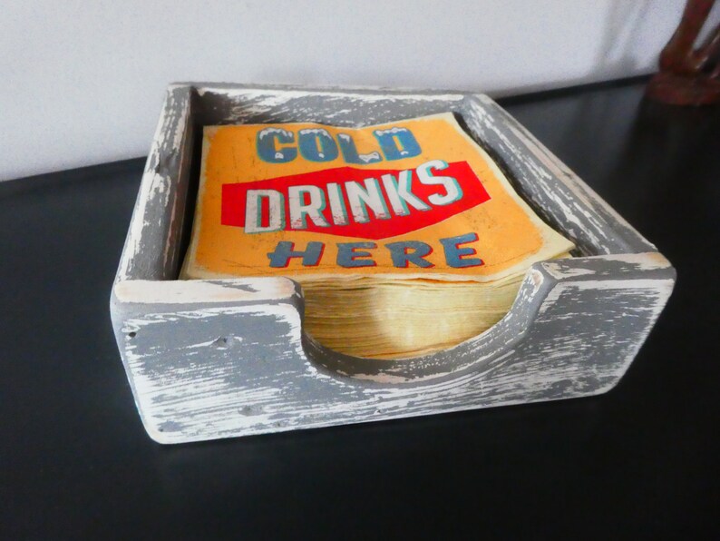 Rustic Napkin Holder / Reclaimed Wood Napkin Dispenser / Etsy UK