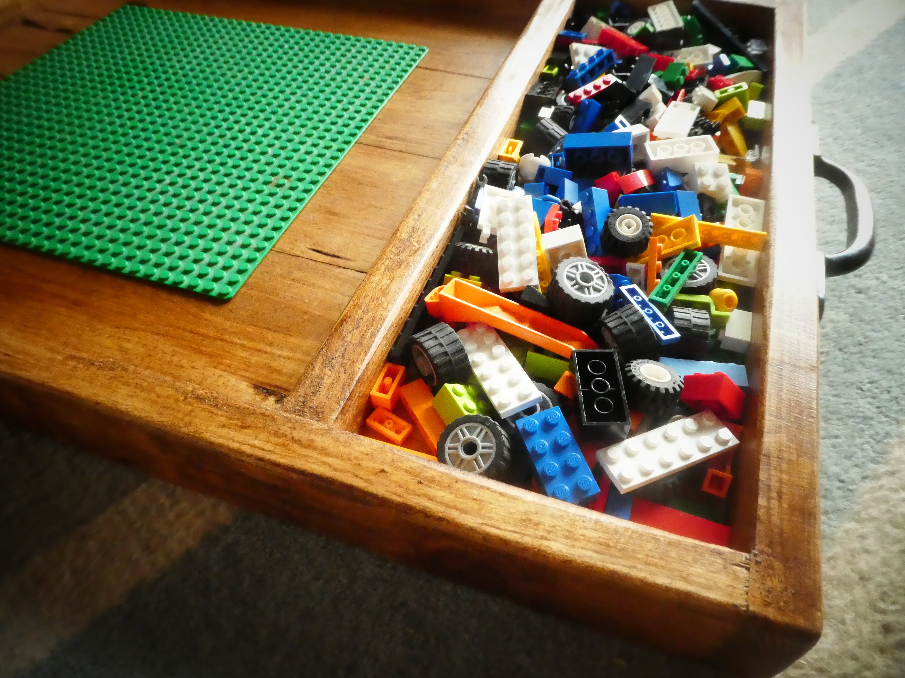 Functional Hand-crafted Wood LEGO® Trays