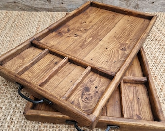 Personalised Rustic Reclaimed Wooden Lego Tray / Lego Storage / Lego Brick Board / Brick Baseplate Tray / Lego Tray / Lego Brick Board