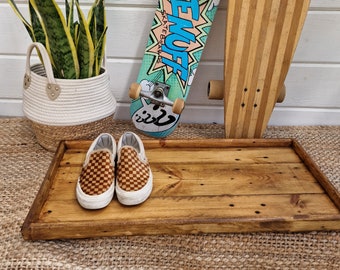 Reclaimed Rustic Wood Boot & Shoe Tray / Multi Purpose Shoe Storage / Customisable Wooden Boot Tray / Boot Storage / Porch Organisation