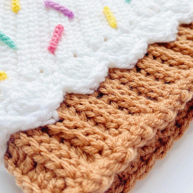 Cupcake Hat CROCHET Pattern ONLY PDF download Sizes Newborn Adult Sweet Beanies Boutique Original Design baby birthday image 2