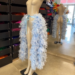 Wandelbarer Federschwanz Bustle: Burlesque Kostüm Showgirl Boa