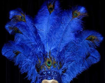 Coiffe carnaval plumes - Élégance et couleur en festival