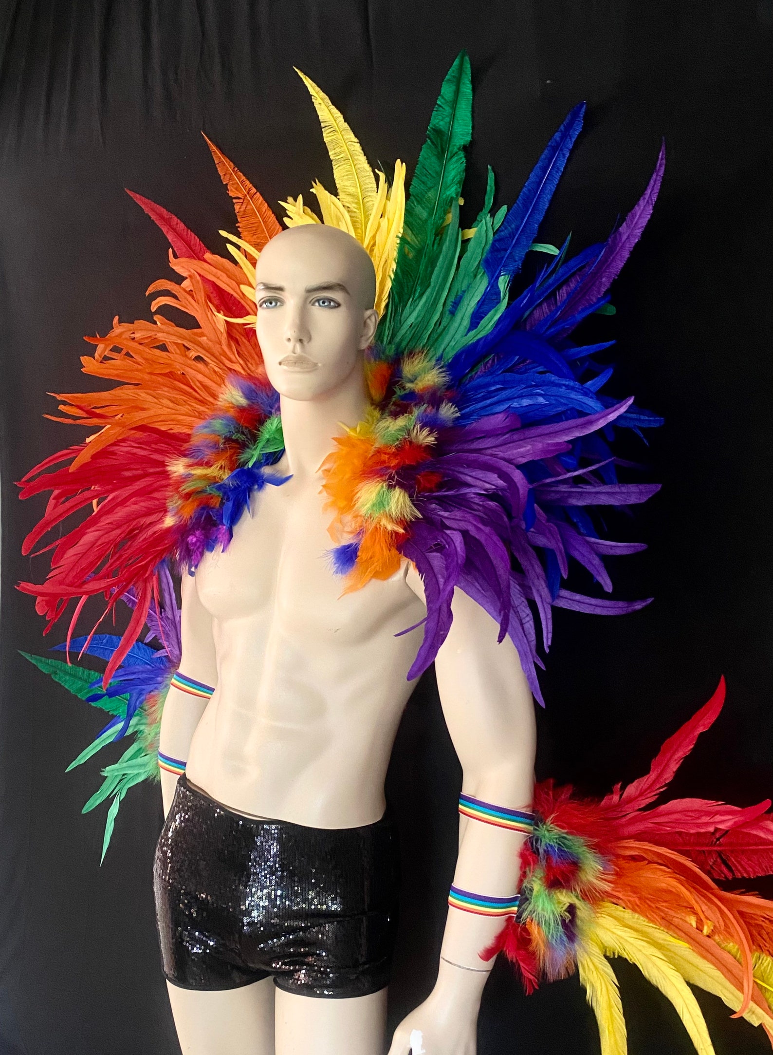 Samba Costume Set Feather Collar Fantasy Fest Carnival Showgirl Set WFF ...