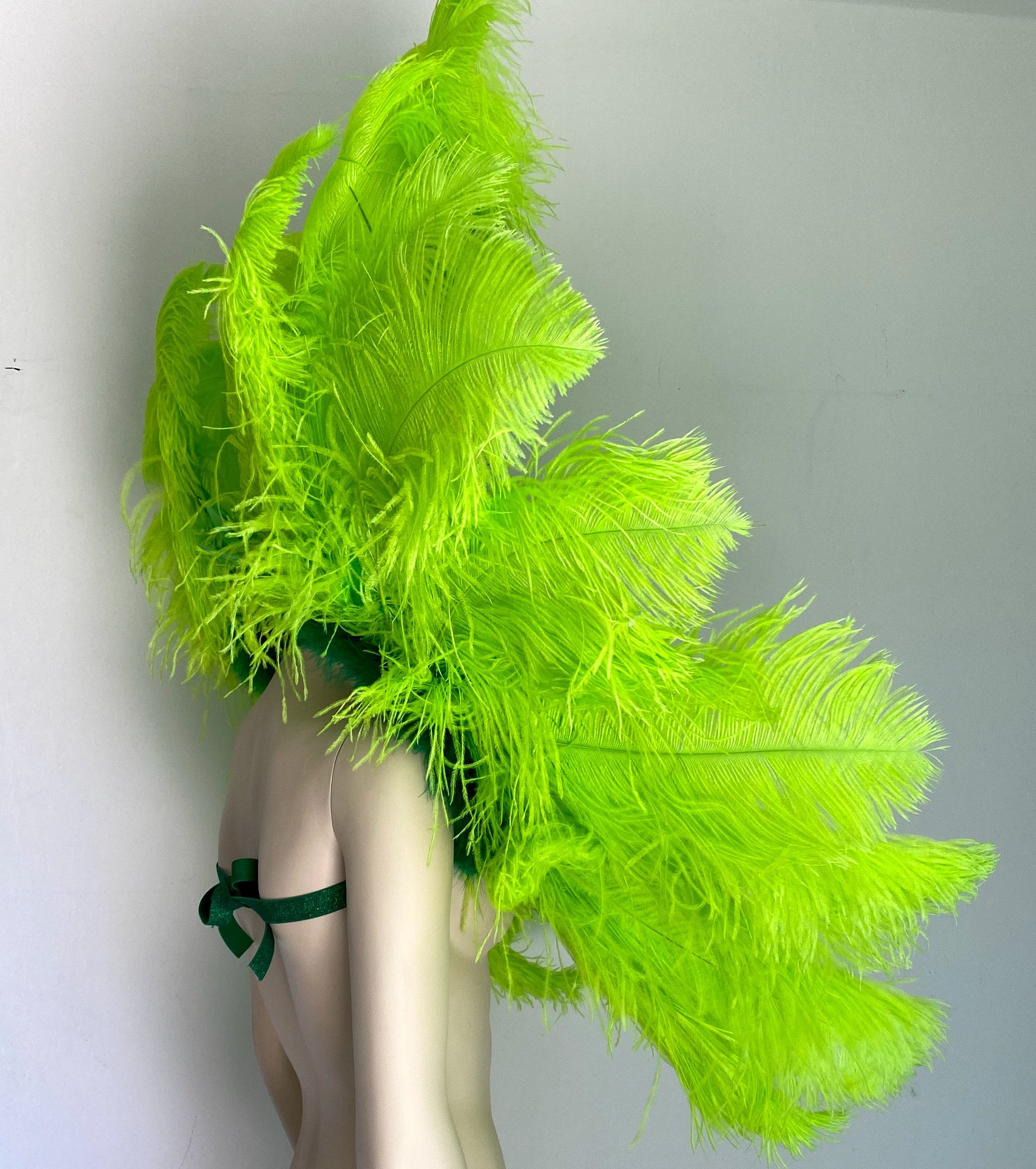 Carnival Costume Feathers Rhinestone Samba Costume Angel Wings Etsy