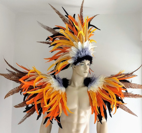 アレス アレクサンダー ショルダーピース 地球 夕日 火の色 肩章 羽根