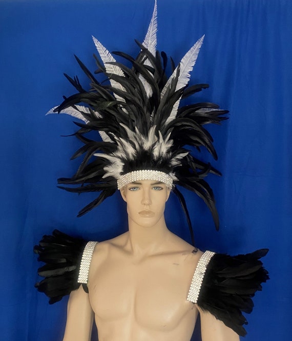 Black Carnival Headdress Black Carnival Headdress