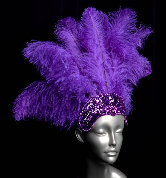 Carnival Feather Headdress - Etsy Singapore