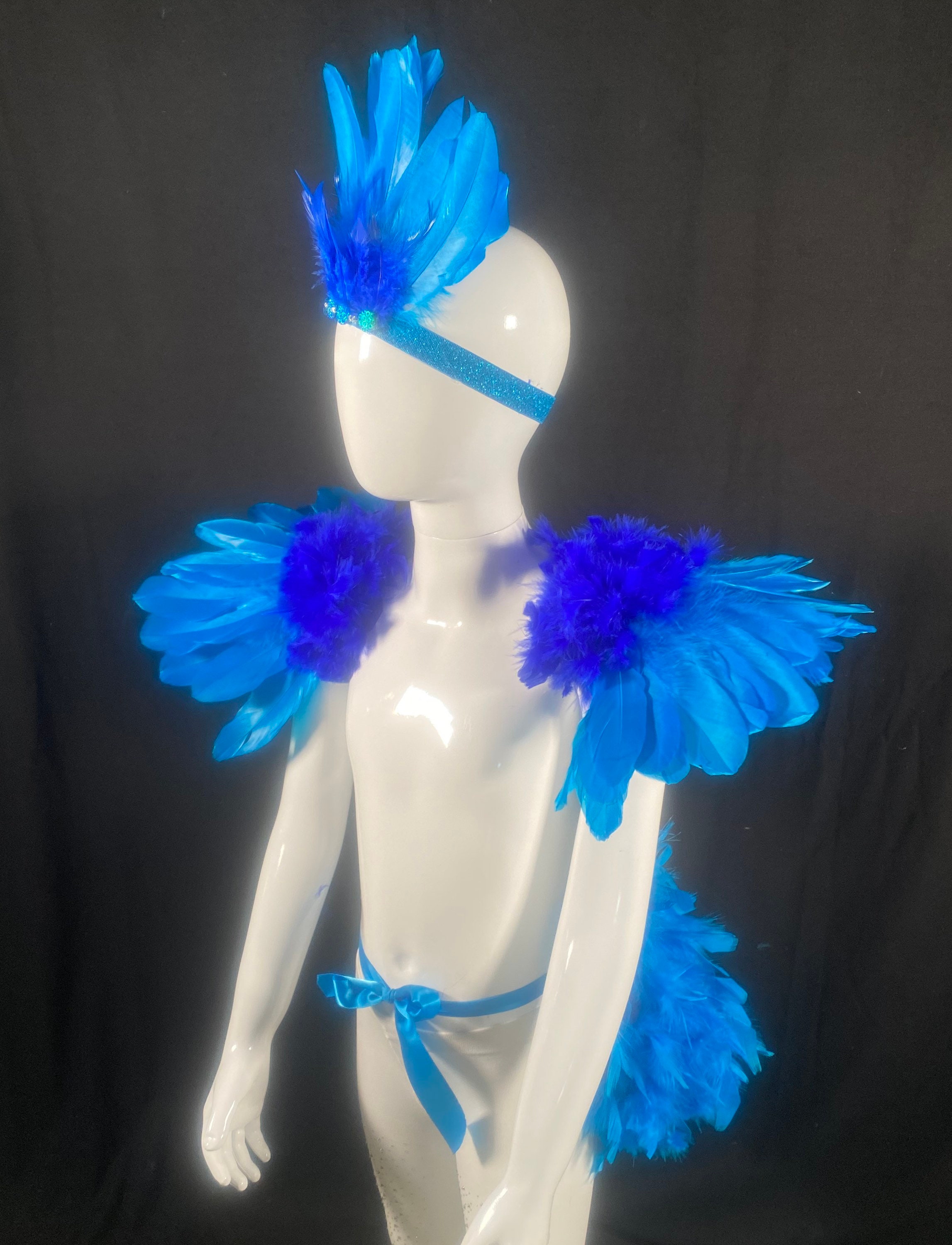Child Toddler Size Blu From Movie Rio Inspired Headdress and