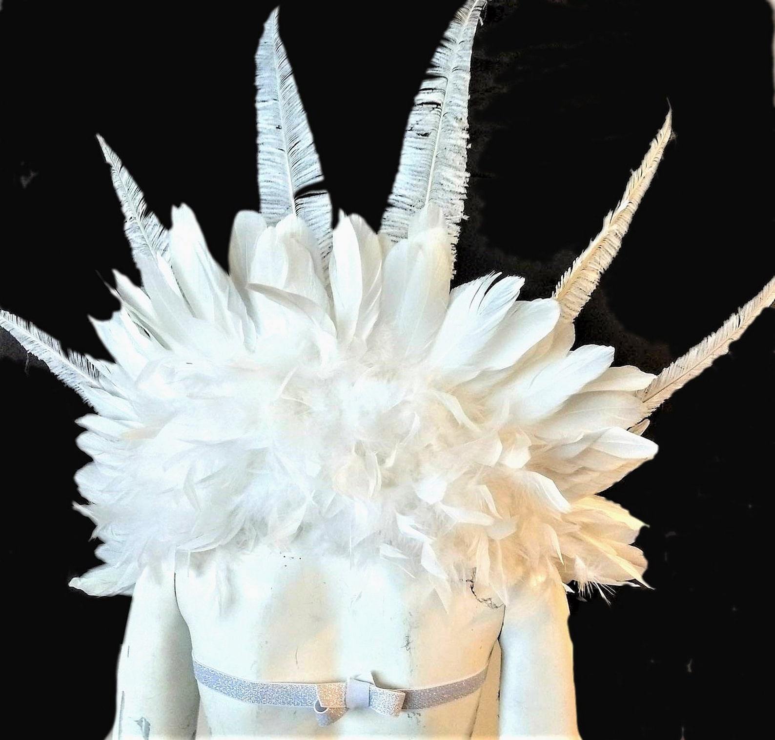 Samba Costume Feather Piece Angel Wings Feather Fantasy Fest Carnival ...