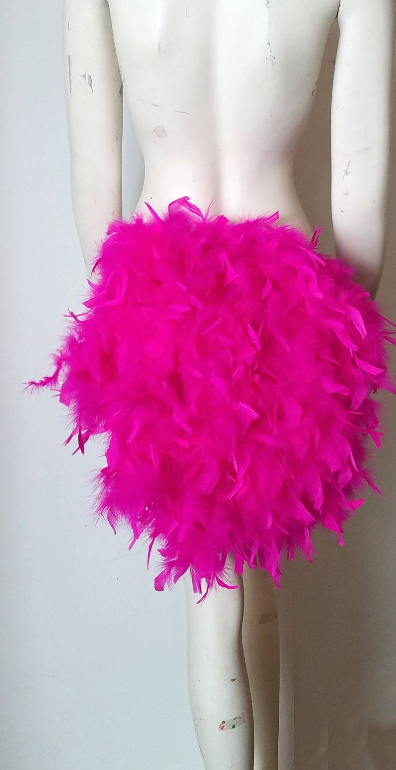 Download Simple Economical Feather Tail Fan tail back Bustle Boa tutu | Etsy