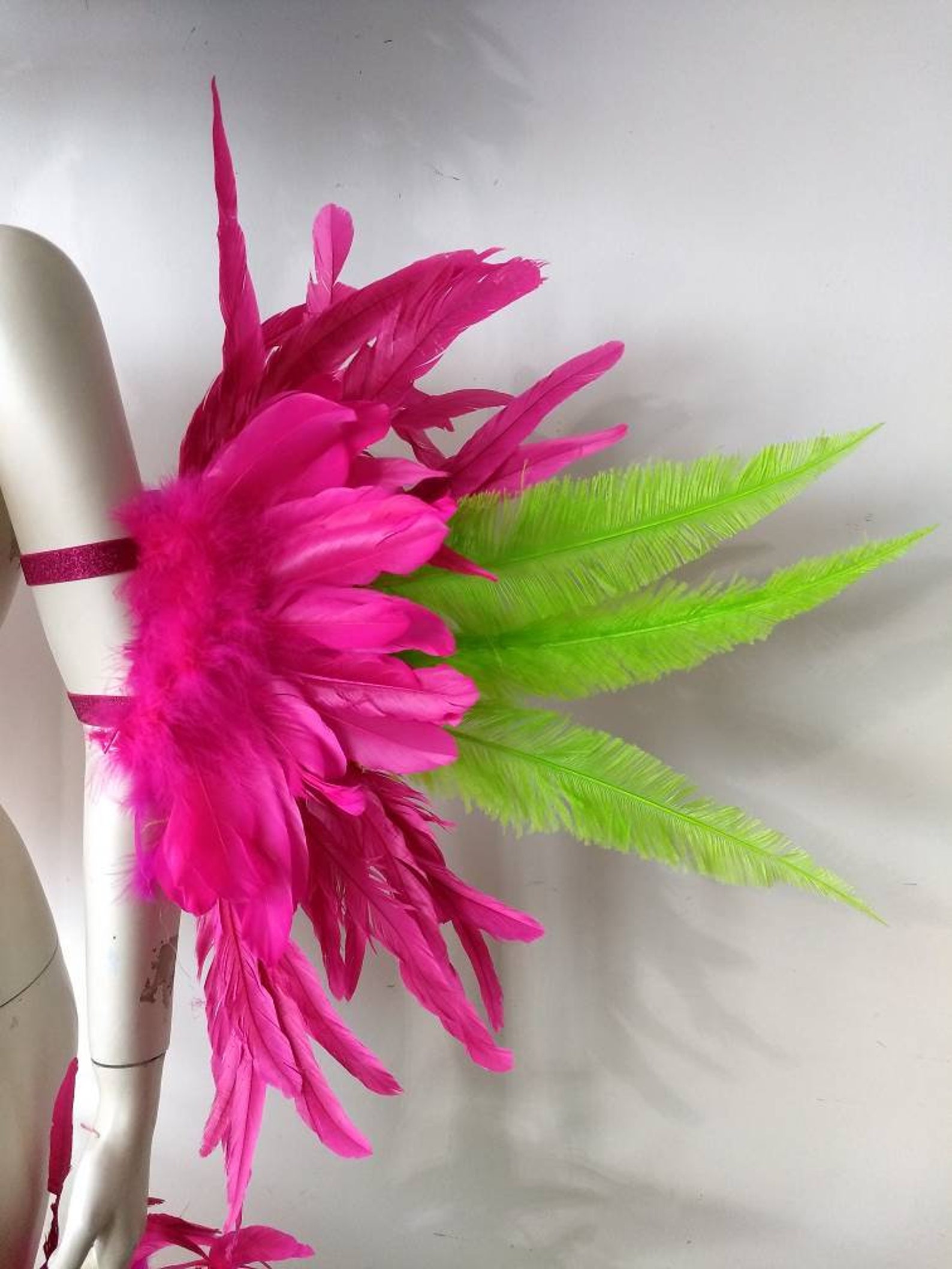 Samba Costume Feather Piece Angel Wings Feather Fantasy Fest Carnival ...