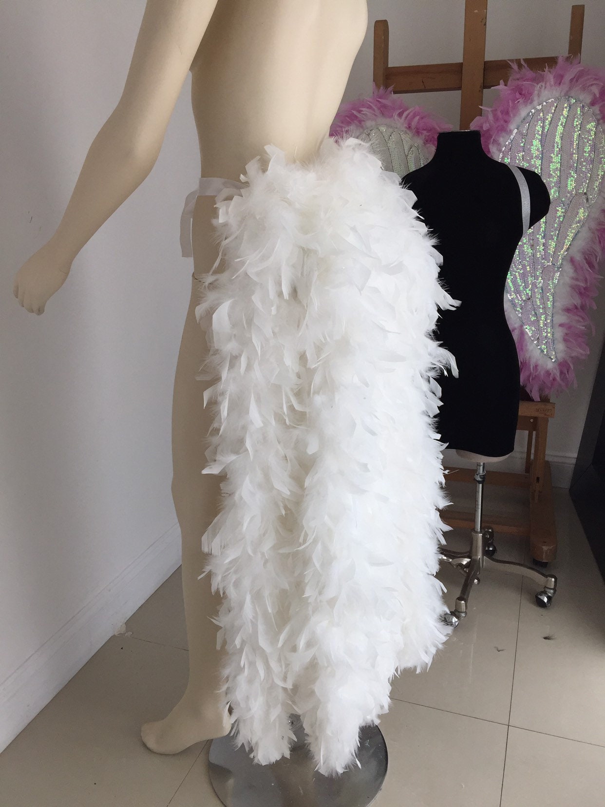 HOW TO SEW A FEATHER BOA- Easy! 
