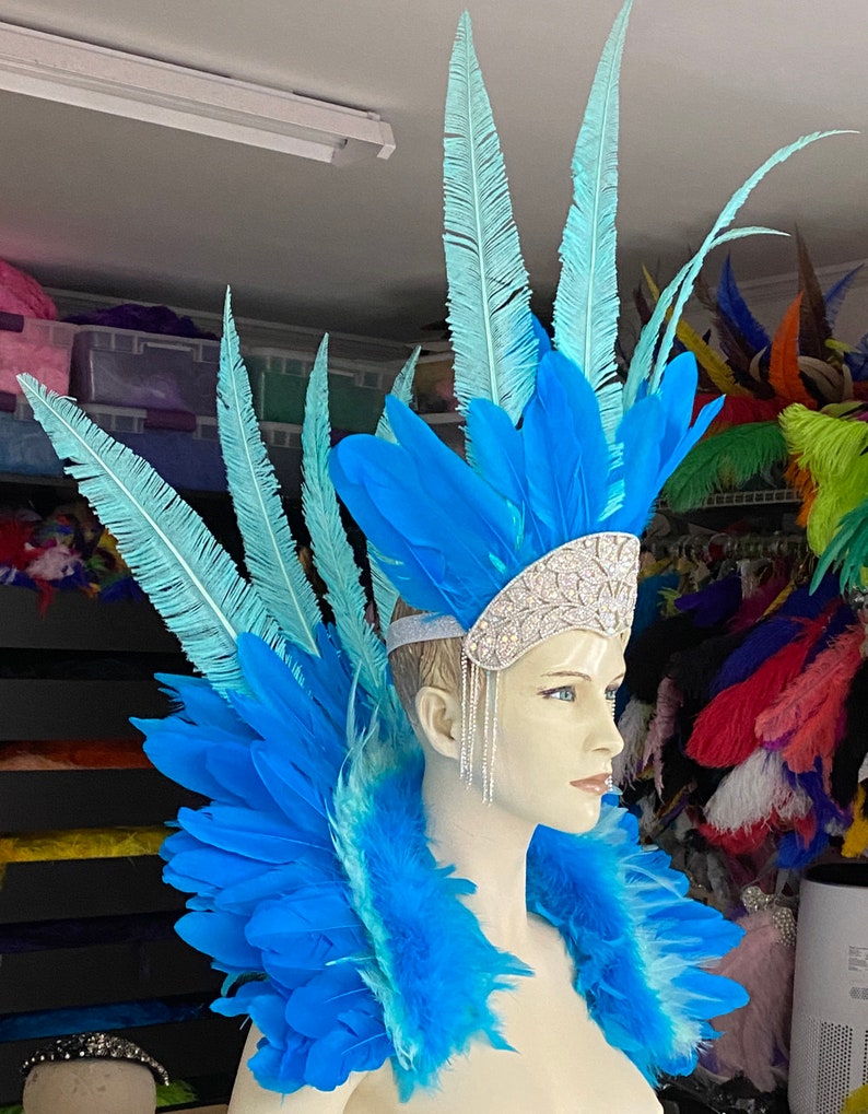 Samba Costume Feather Piece Angel Wings Feather Fantasy Fest Carnival ...