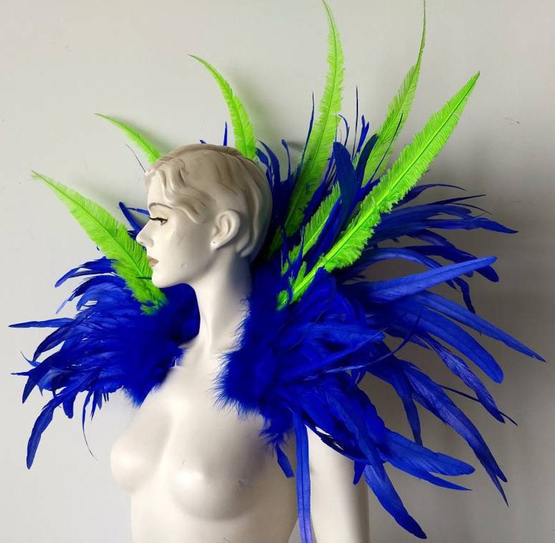 Samba Costume Feather Piece Angel Wings Feather Fantasy Fest Carnival ...