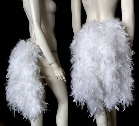 Feather skirt cheap tail