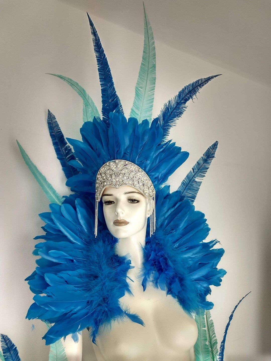 Samba Costume Feather Piece Angel Wings Feather Fantasy Fest Carnival ...