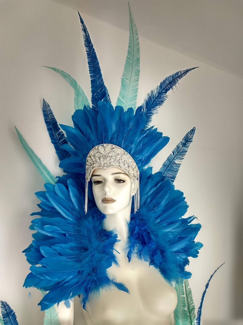Samba Costume Feather Piece Angel Wings Feather Fantasy Fest Carnival ...