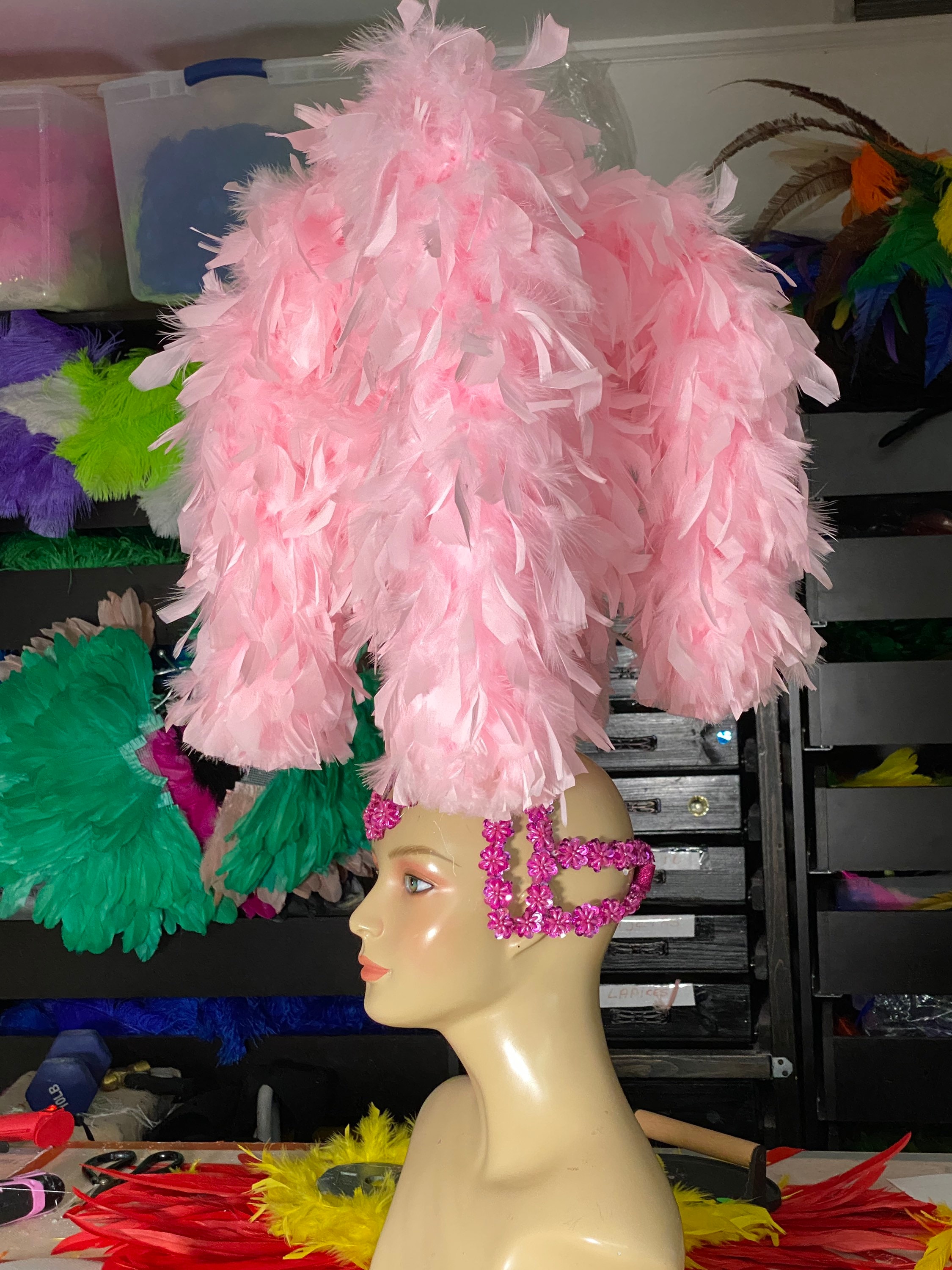 Samba Headdress Feather Piece Fantasy 