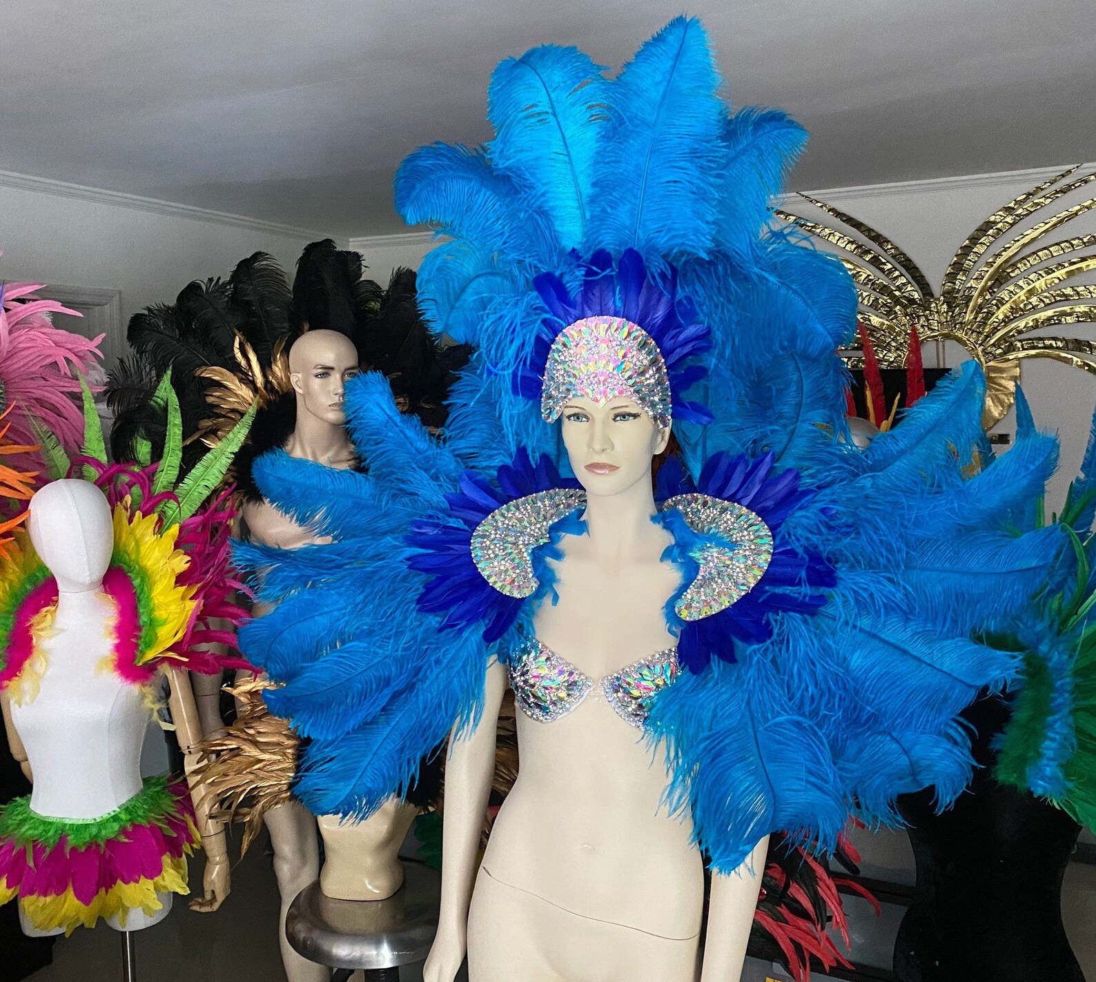 carnival-costume-feathers-rhinestone-samba-costume-angel-wings-etsy