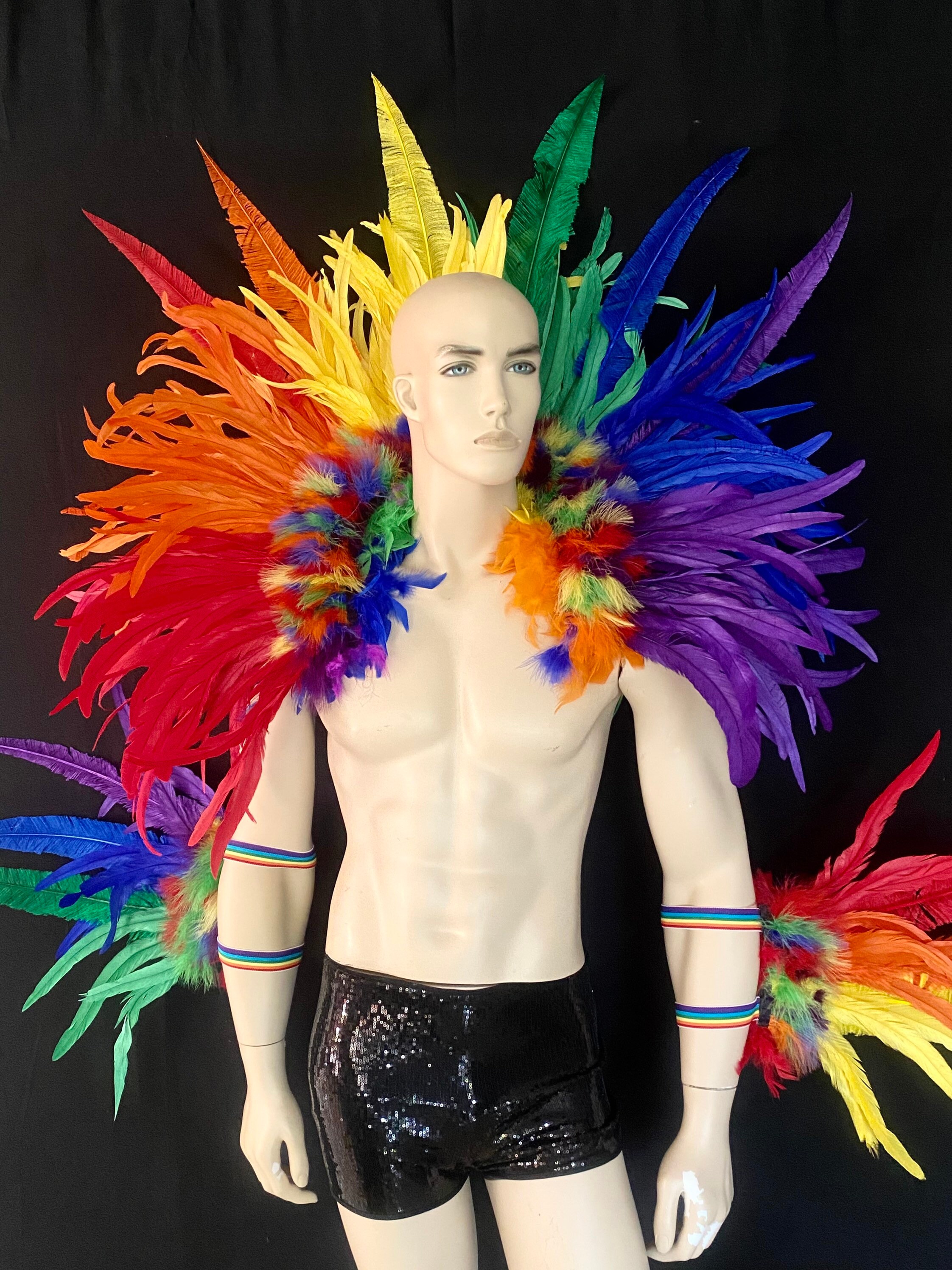 Samba Costume Set Feather Collar Fantasy Fest Carnival Showgirl Set WFF ...