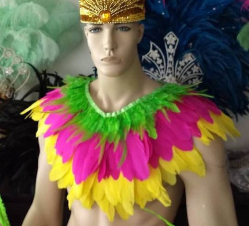 Male Samba Costume Set Feather Piece Parade Feather Fantasy Fest ...